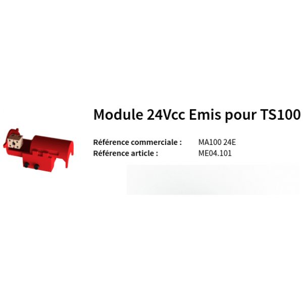 Sim Désenfumage Module 24Vcc Emis pour TS100
